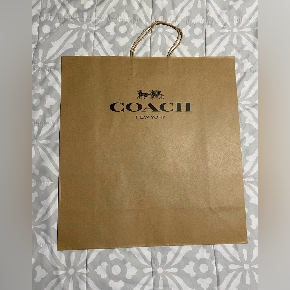 Coach Tan Packaging Box /Shopping Bag